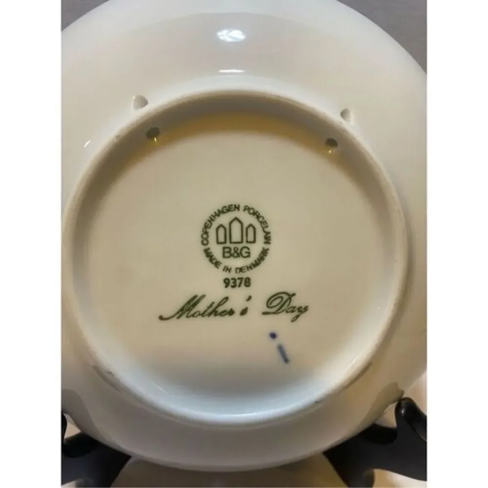1978 BING & GRONDAHL B & G MOTHER'S DAY MORS DAG PLATE DENMARK 6